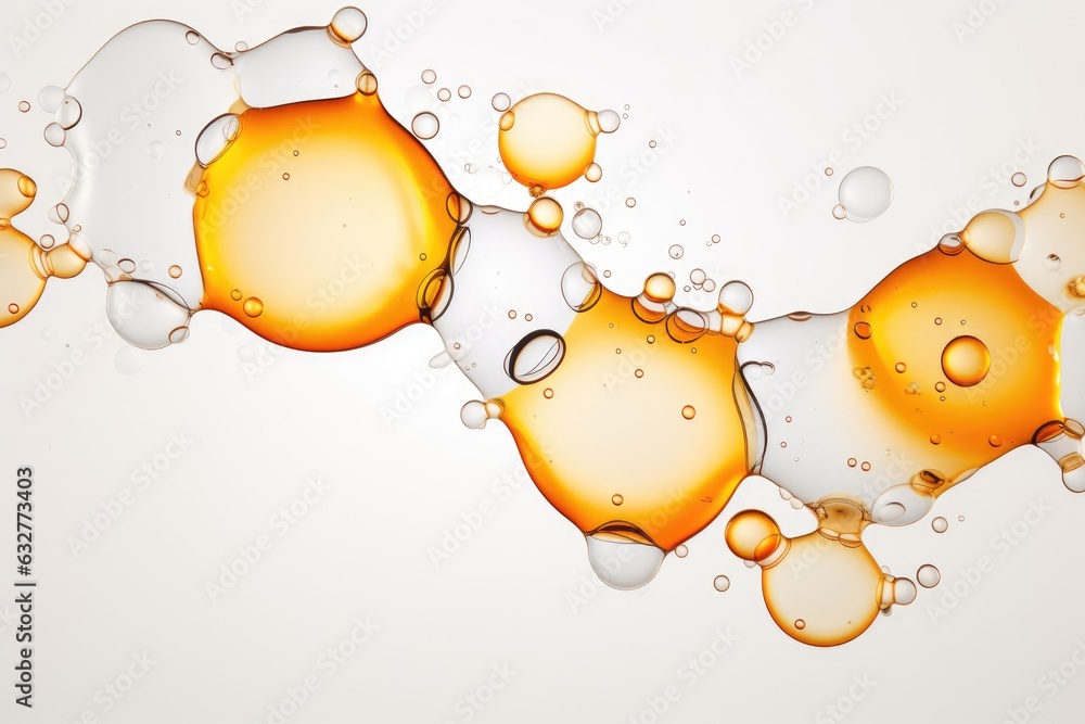 Poster a group of bubbles floating on top of each other. digital image.