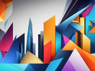 Full color abstract Business Background