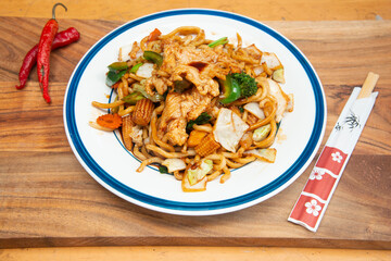 Chinese Food in display for the photo shoot in Tokyo, Japan. Nowadays in 2023, people rely on the...