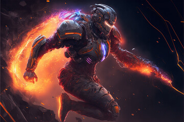 game character, future players, high technology