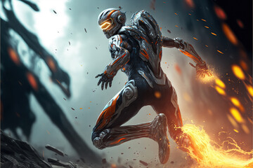 game character, future players, high technology