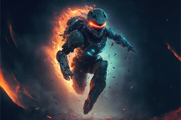 game character, future players, high technology