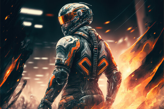 game character, future players, high technology