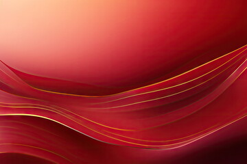 red marble gradient background with golden lines