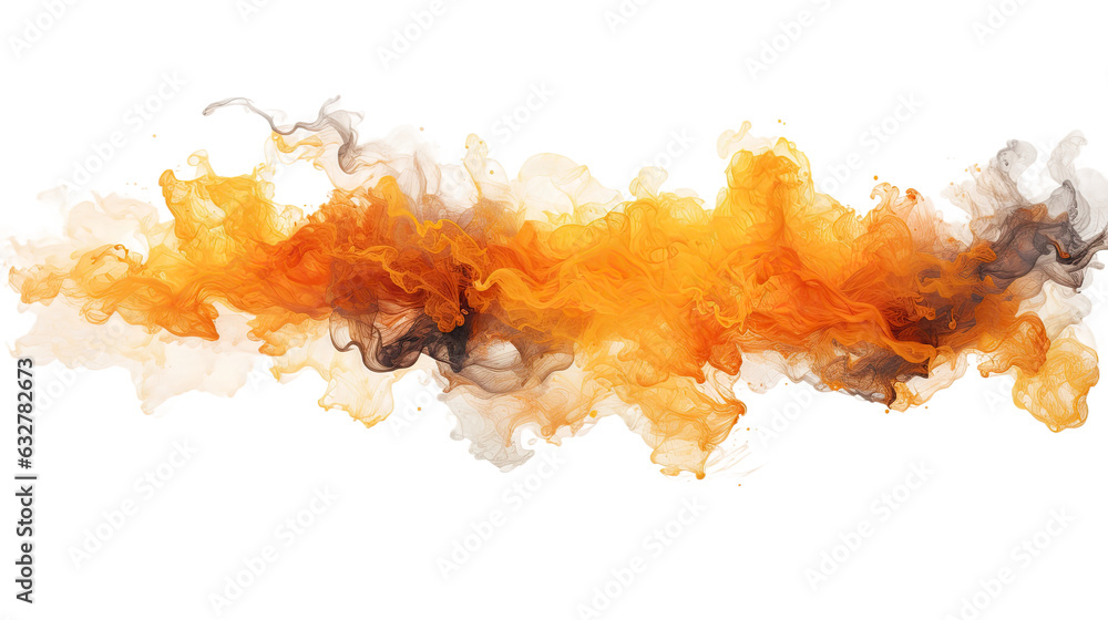 Sticker molten celestial mists frozen in an abstract futuristic 3d texture isolated on a transparent backgro