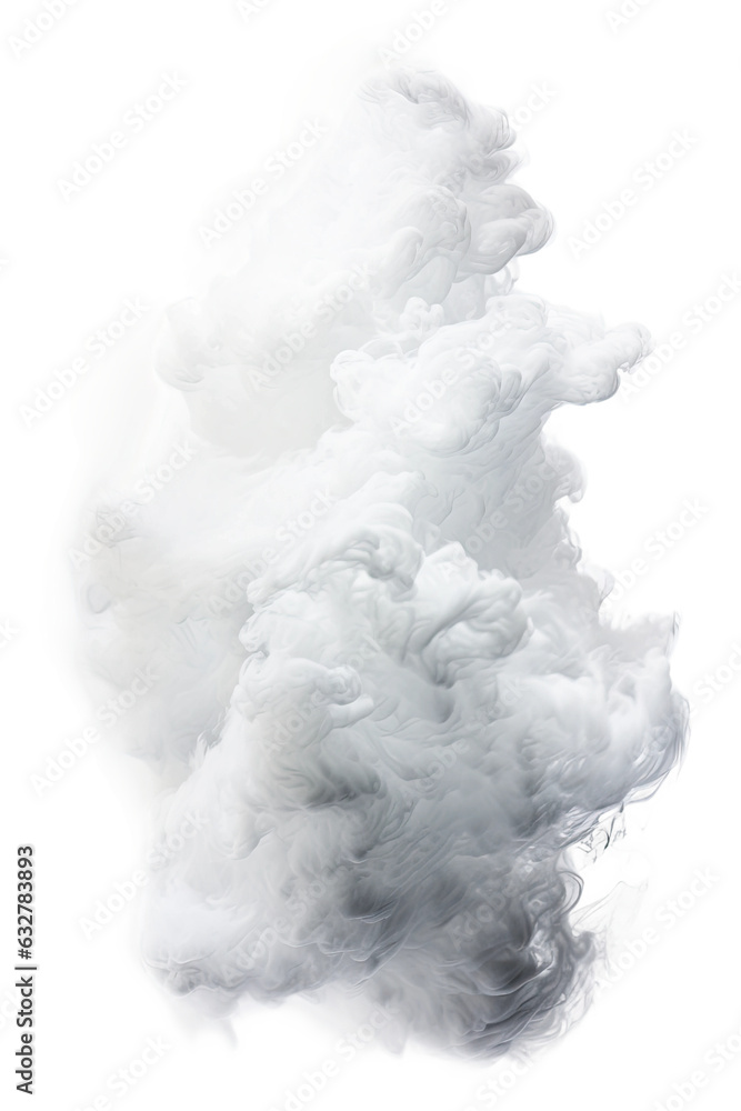 Canvas Prints swirling tornado mist frozen in an abstract futuristic 3d texture isolated on a transparent backgrou