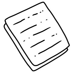 illustration of a paper
