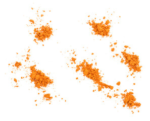Turmeric powder isolated transparent png