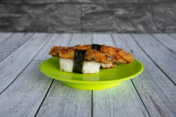 Japanese Food in display for the photo shoot in Tokyo, Japan. Nowadays in 2023, people rely on the food delivery service 
