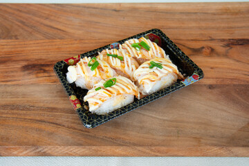 Japanese Food in display for the photo shoot in Tokyo, Japan. Nowadays in 2023, people rely on the...