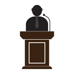 Public speaker icon