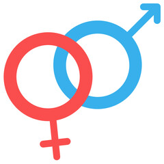 sexuality flat icon