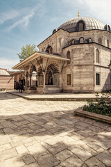 Fototapeta premium Şehzadeler Türbesi, Sehzade sultan tomb near Aya Sophia, Istanbul, Turkiya