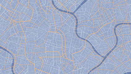 View from above the map buildings. Detailed view of city. Tracking car location.. City top view. Abstract background. Flat style, Vector, illustration isolated. , digital flat design streetmap.