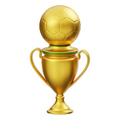 Trophy Element Soccer 3D Icon