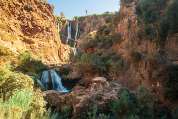 Ouzoud waterfalls near Marrakesh in Morocco