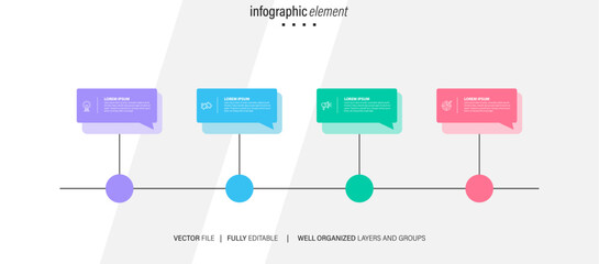 Vector infographic template