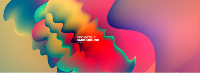 Waves with liquid colors dynamic abstract background for covers, templates, flyers, placards, brochures, banners