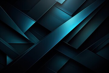 Abstract dark blue background with polygonal space low poly dark background with connecting dots and lines. illustration for your design