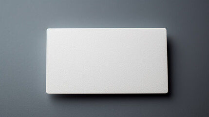 Blank white business card, Close-up mockup.