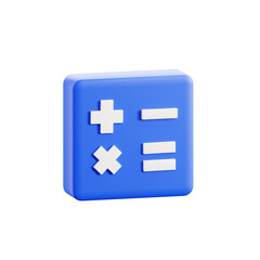 Calculator Accounting Business 3D Icon