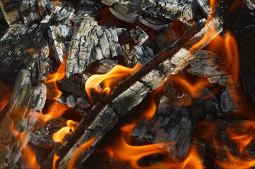 Live Coal Wallpaper Background Image Template