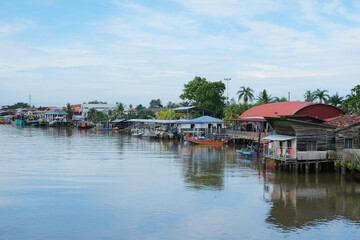 Fototapeta na wymiar Kuala Kurau is a fishing village along the coast of the district of Kerian in northwestern Perak.