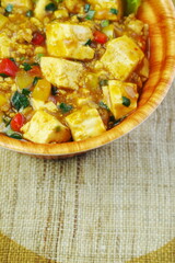 ピリ辛の麻婆豆腐丼