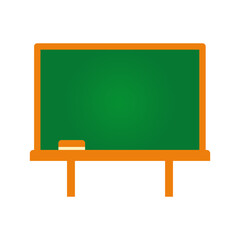 whiteboard green Vector Illustration Logo Template 