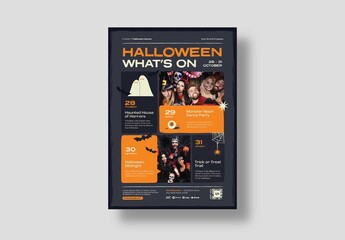 Halloween What's On Flyer Layout