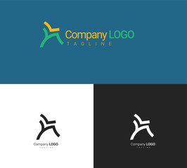 HL letter logo concept in geometric style. Abstract design built from furniture chairs.  Creative minimal monochrome monogram symbol. Modern vector element emblem