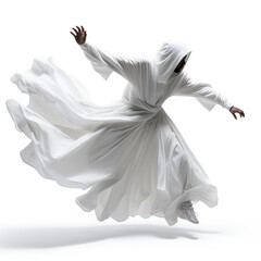 dancer isolated on white