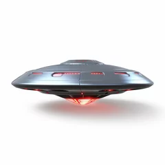 Wall murals UFO ufo isolated on white