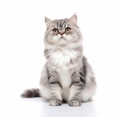 Portrait of a beautiful  Cute Cat isolated