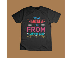 Basic Typography T shirt Design