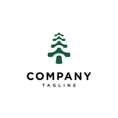 Pine Trees logo icon vector template.eps