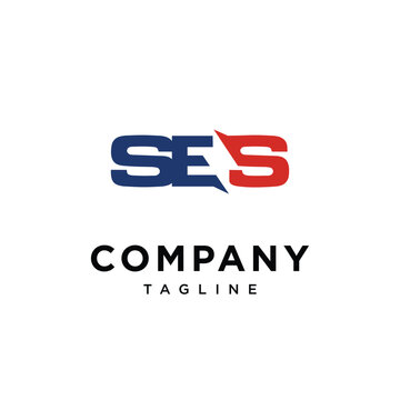 
Letter S E S electric logo icon vector template.eps