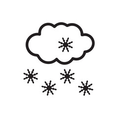 雪空　天気アイコン