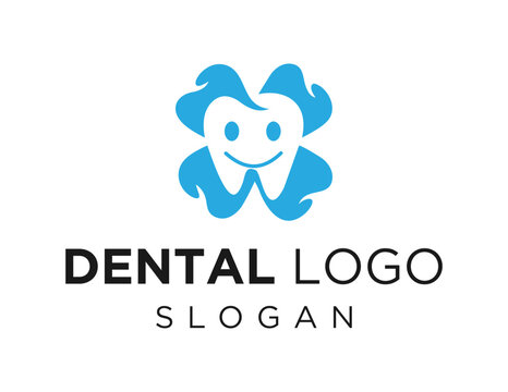 Logo design about Dental on white background. created using the CorelDraw application.