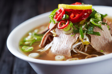 Pho noodle, Vietnamese rice noodle 