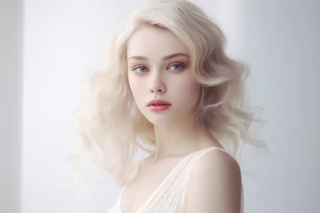 Fotobehang 髪の美しい女性のポートレート © DESIGN BOX