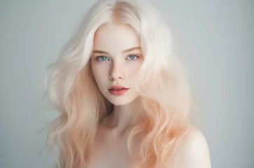 Fotobehang 髪の美しい女性のポートレート © DESIGN BOX