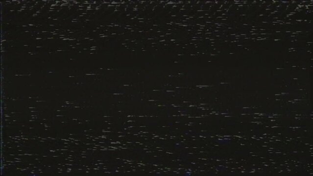 Digital Glitch Distortion Old VHS Glitches Static Noise malfunction of the TV, Static noise television VFX. Visual video effects stripes, screen noise glitch. Pixel Noise Glitch Error Video Damage.
