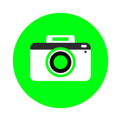 green camera circle icon