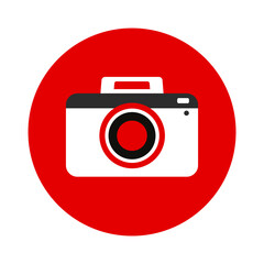 red camera circle icon