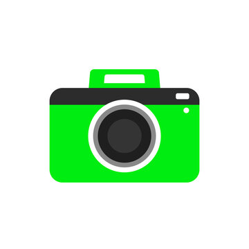 green camera take a photo icon
