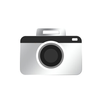 silver camera take a photo icon