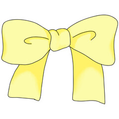 Yellow bow