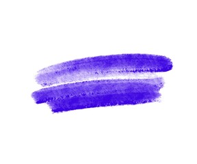 Bright sketch in blue on a white background