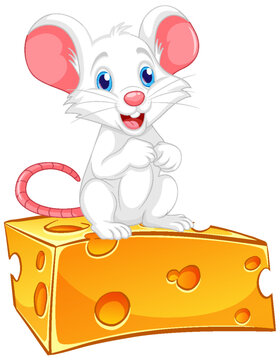 recommend clip art: Cute Mouse with Big Cheese